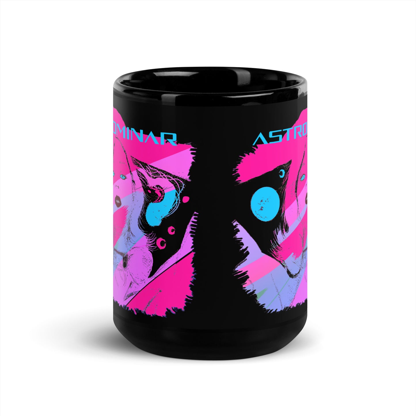 Black Glossy Mug | ASTROMINAR Symphony