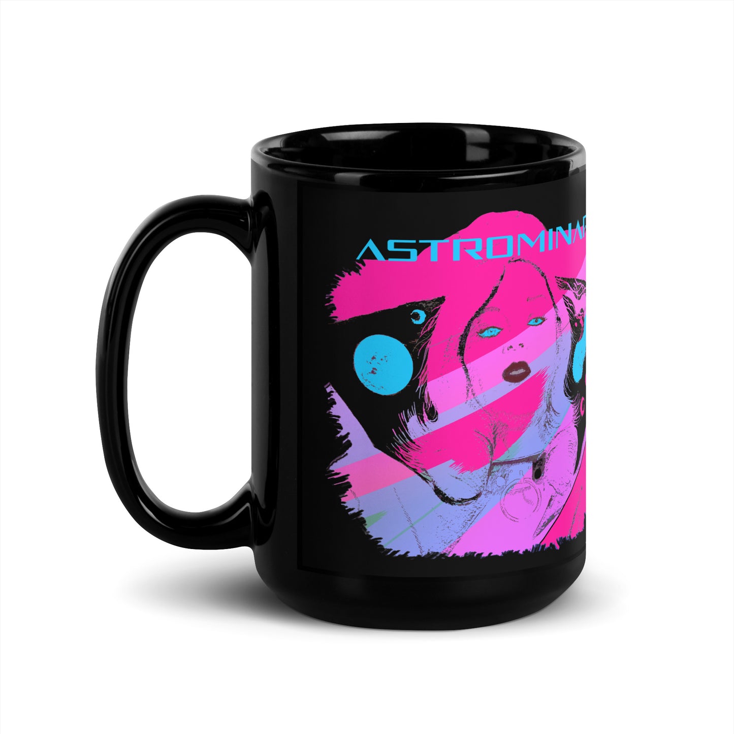 Black Glossy Mug | ASTROMINAR Symphony