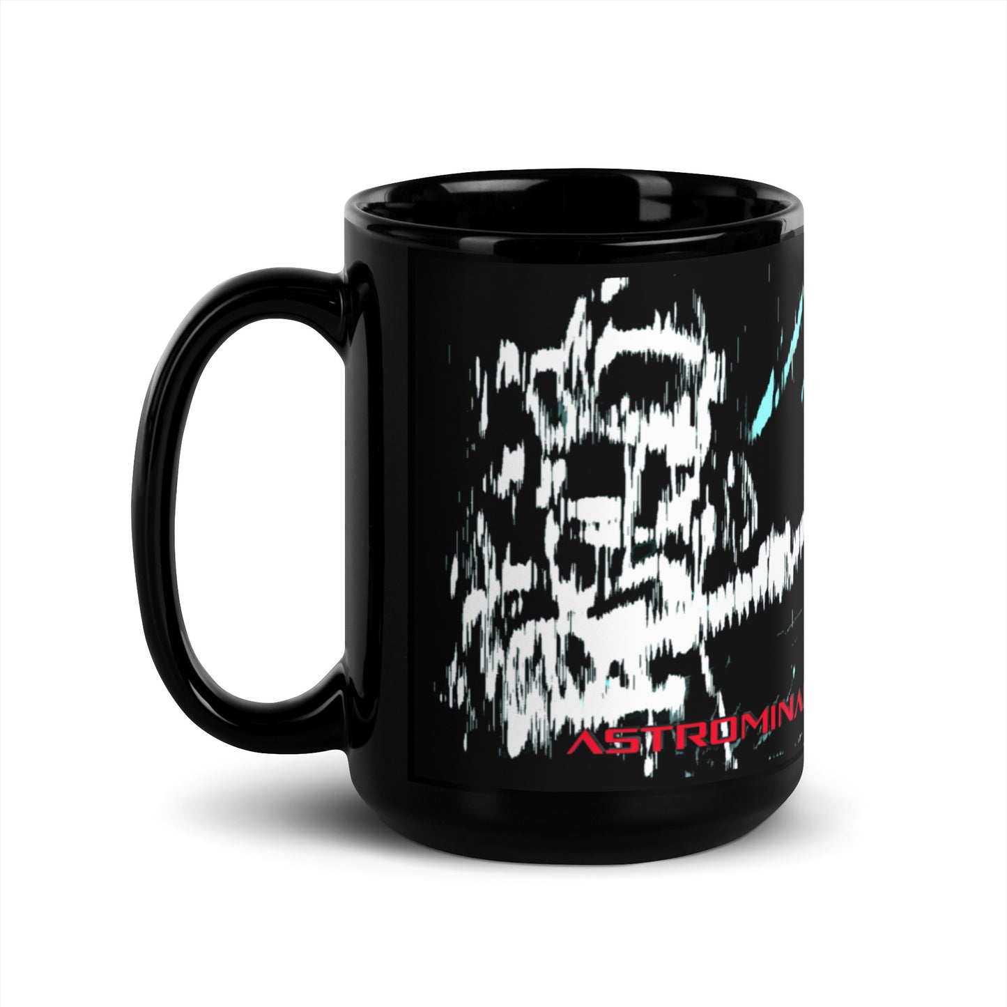 Black Glossy Mug | ASTROMINAR Astronaut