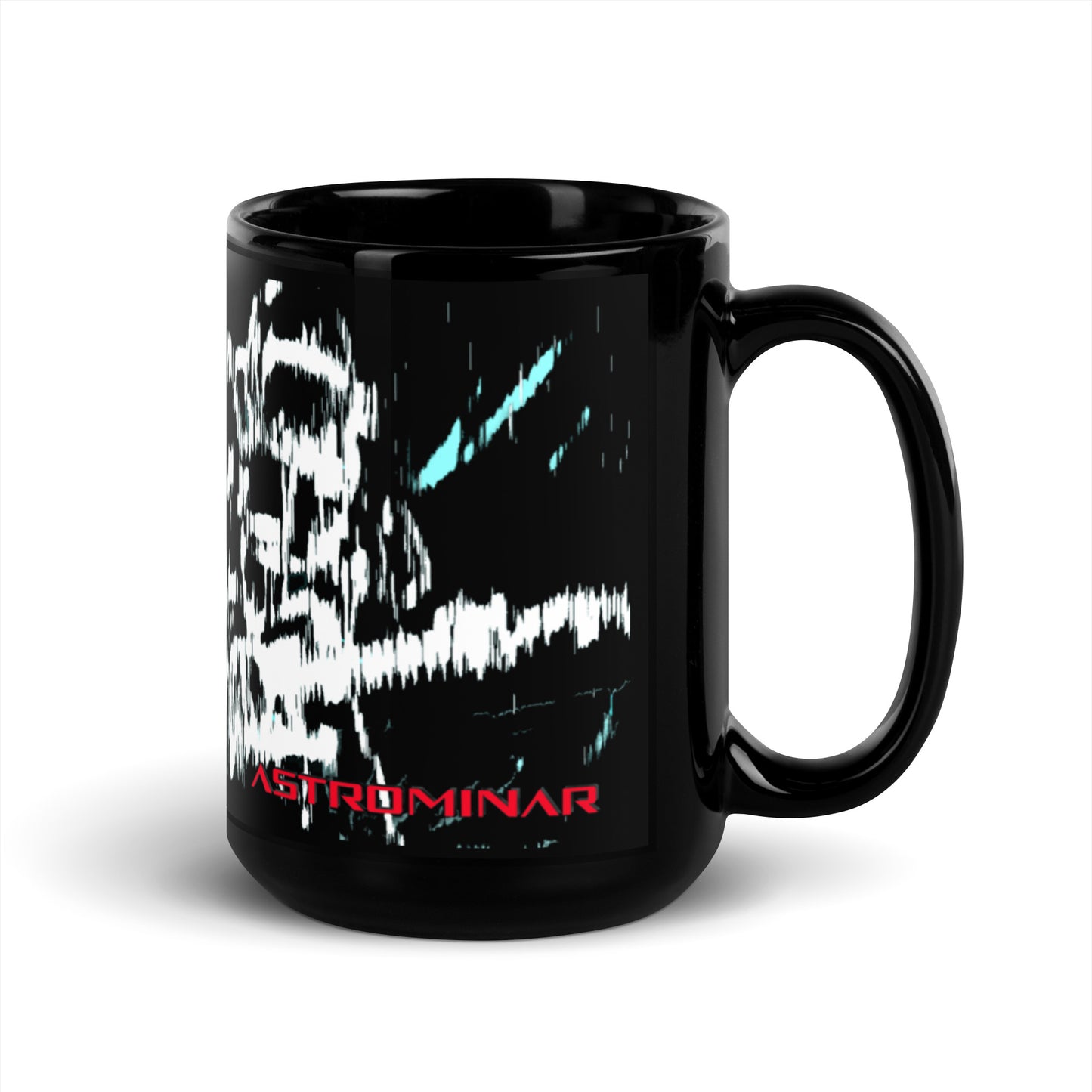 Black Glossy Mug | ASTROMINAR Astronaut