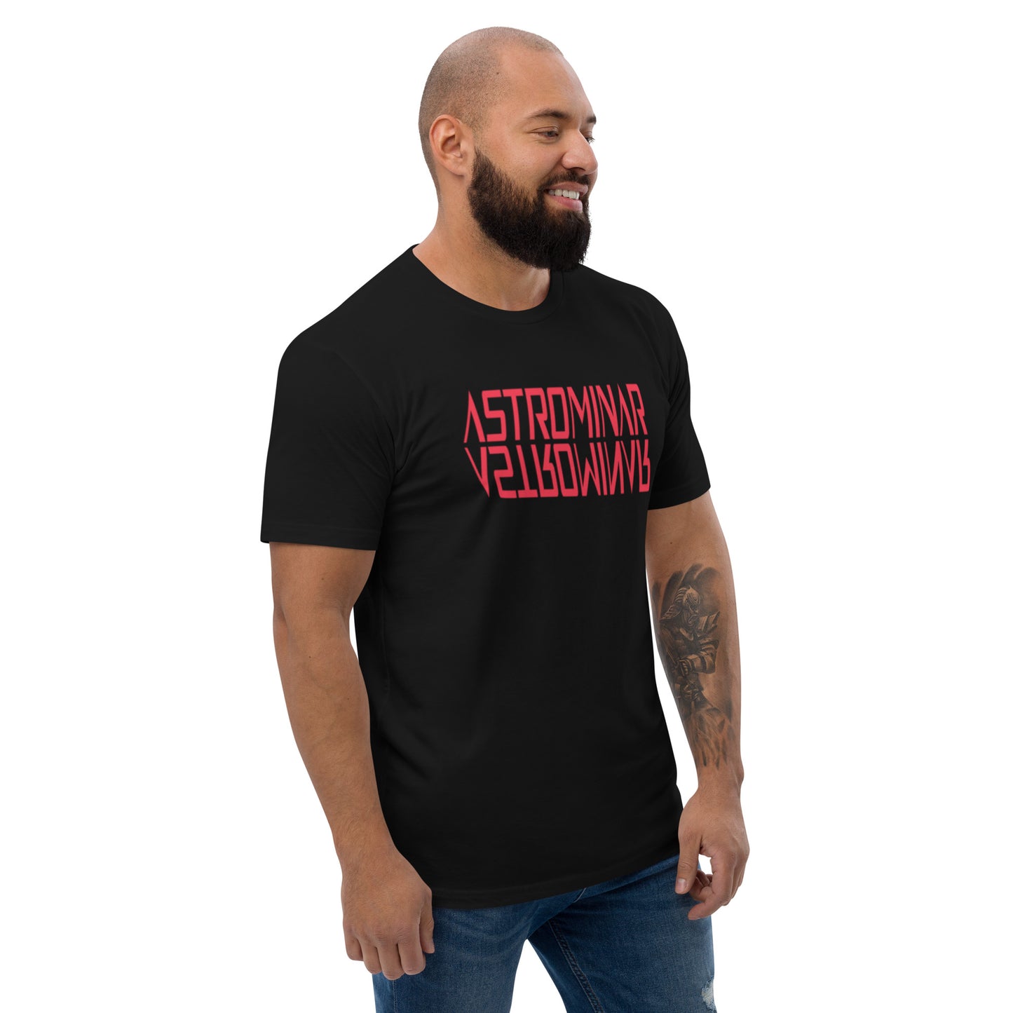 Men's Fitted T-Shirt | ASTROMINAR Mirror Red