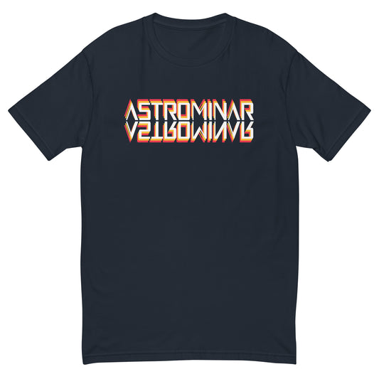 Men's Fitted T-Shirt | ASTROMINAR Mirror Orange