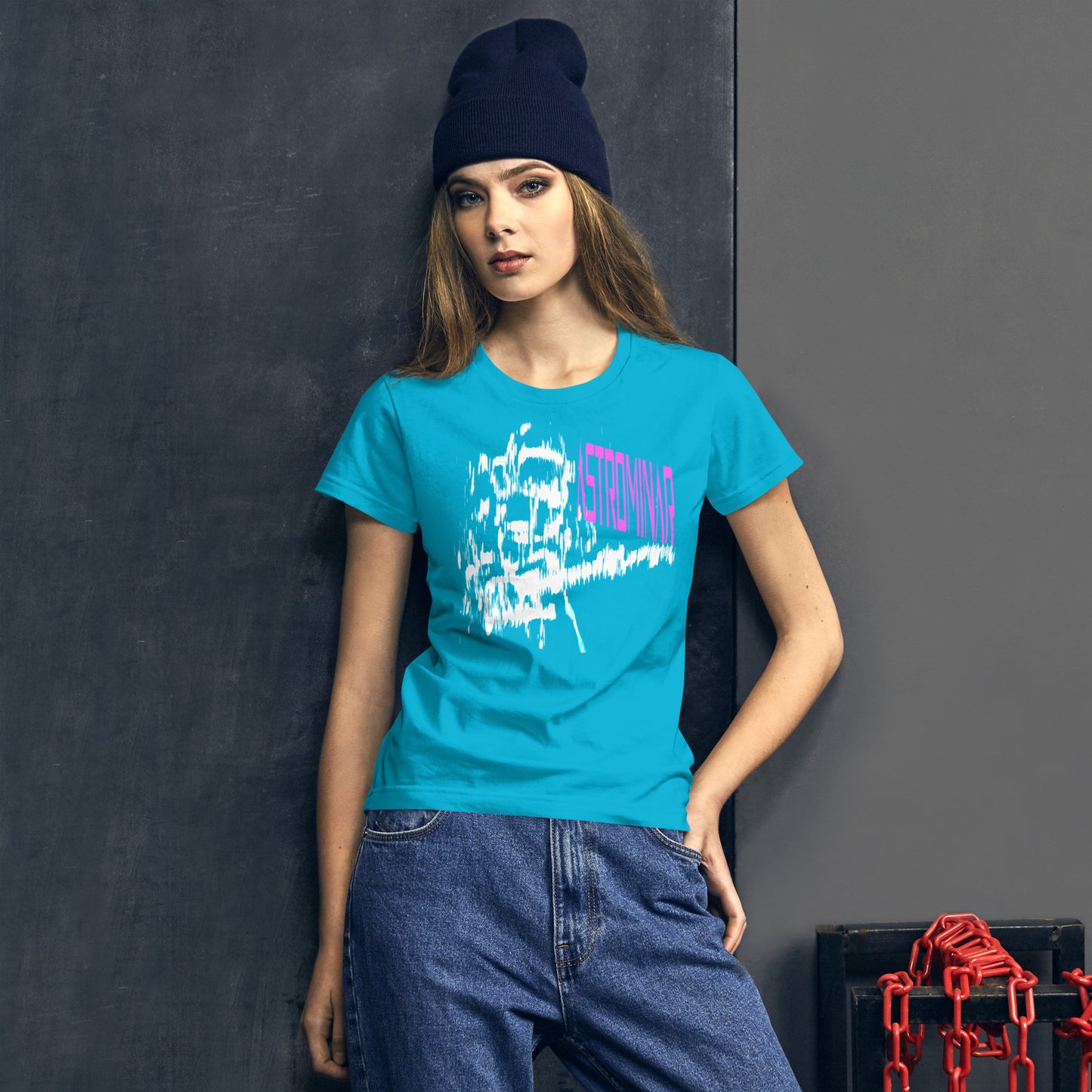 Women's Fashion Fit T-Shirt | ASTROMINAR Astronaut