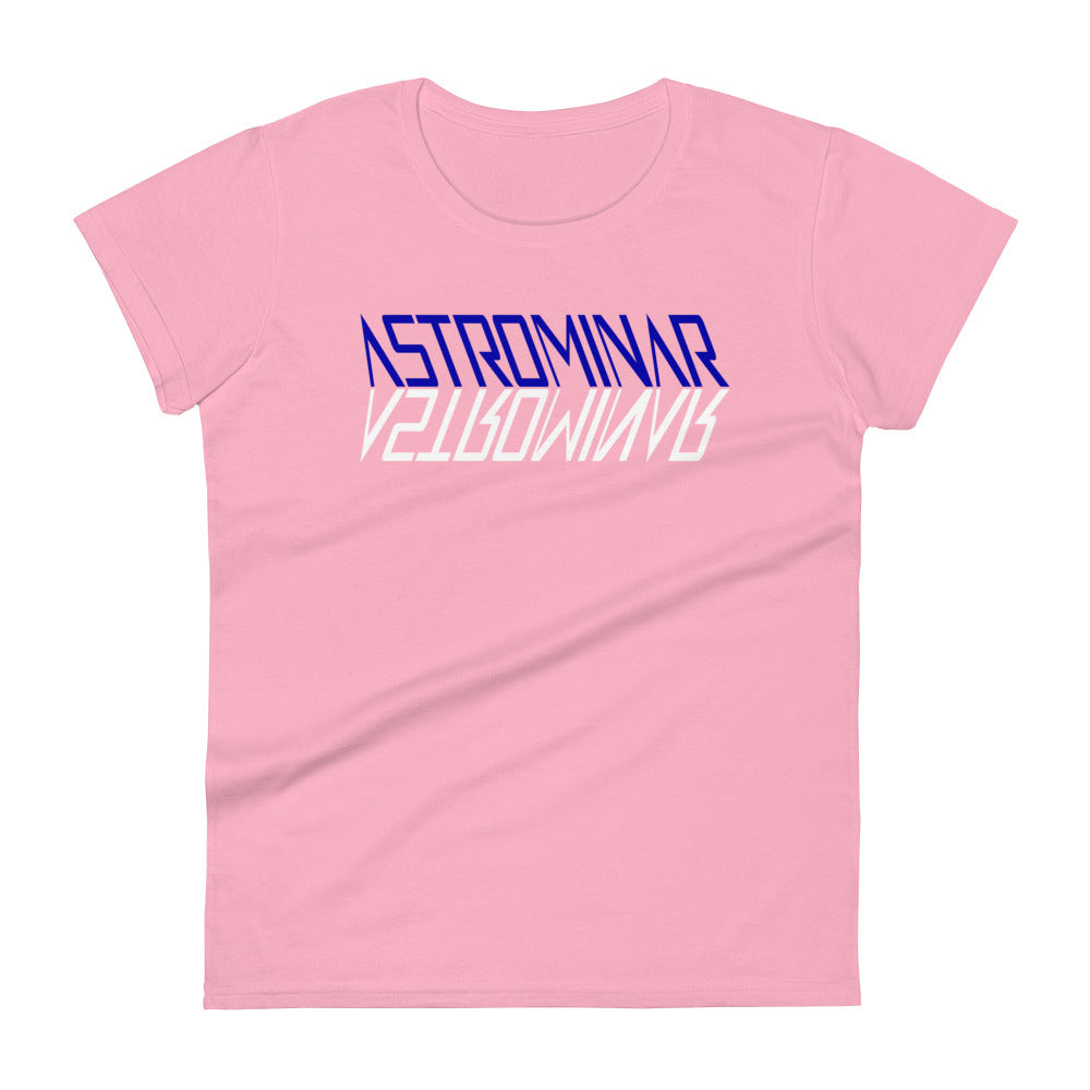 Women's Fashion Fit T-Shirt | ASTROMINAR Mirror Blue